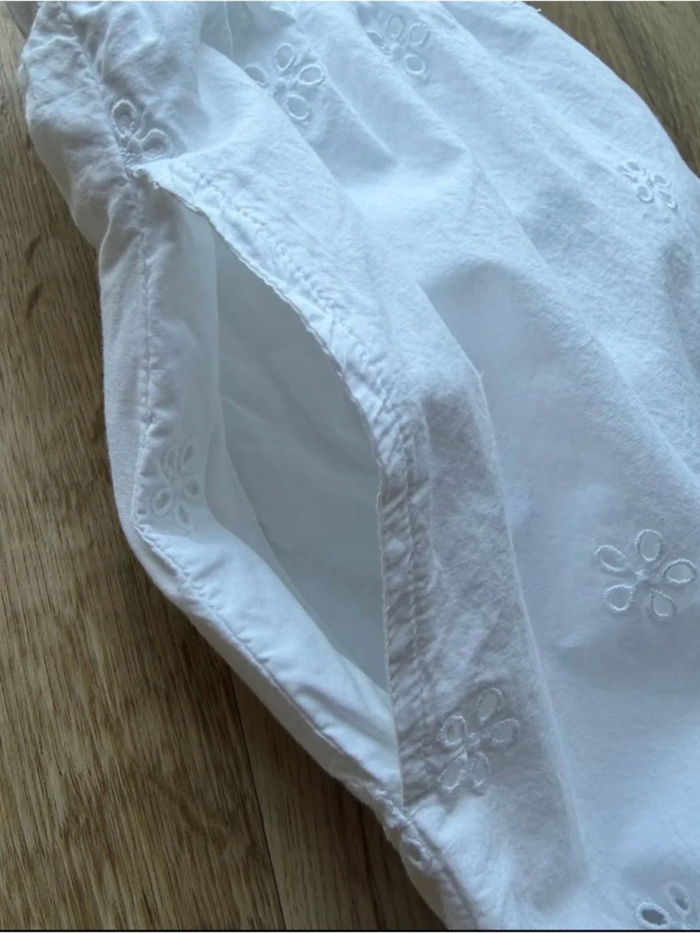 Old Navy White Eyelet Midi Skirt - Picture 6 of 9